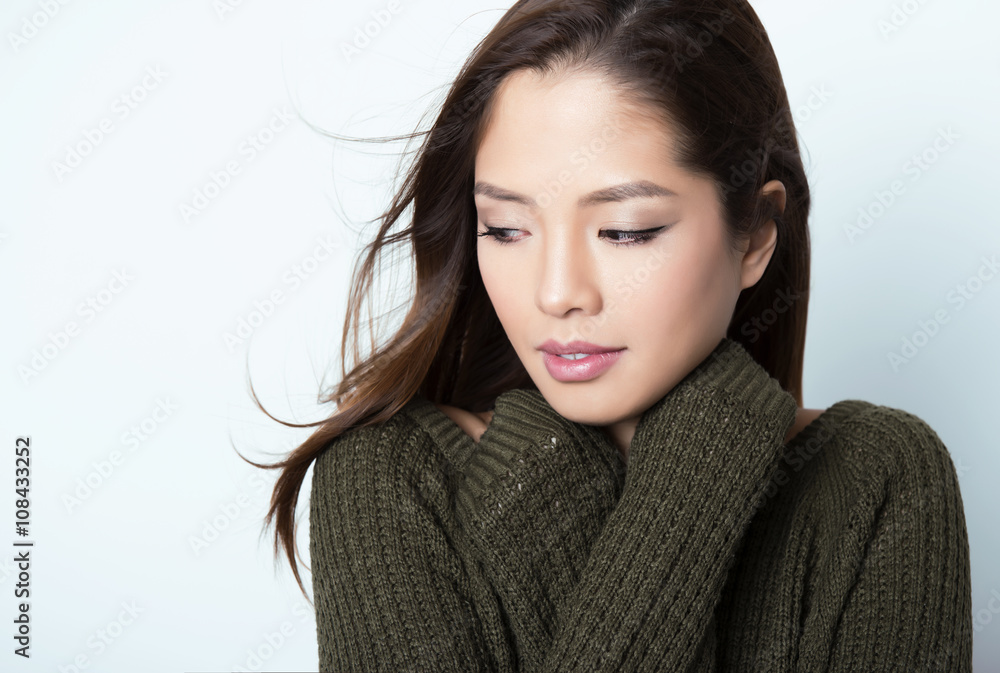 portrait of beautiful young asian woman with flawless skin and perfect make-up portrait of beautiful young asian woman with flawless skin and perfect make-up