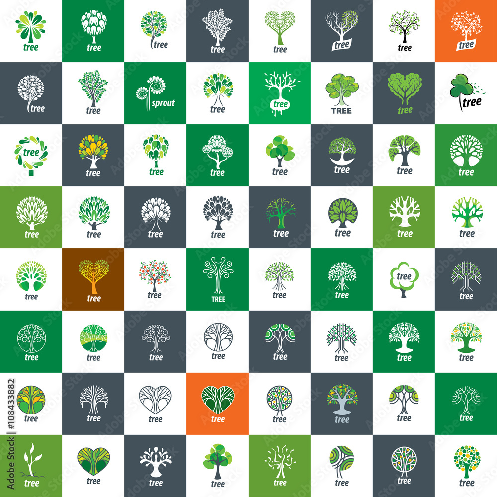 vector logo tree vector logo tree