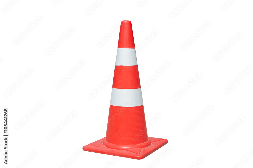 Traffic cone isolated on white background Traffic cone isolated on white background