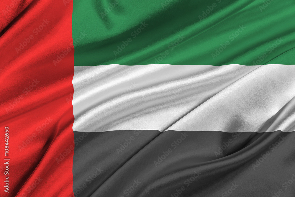 Fototapeta premium Flag of United Arab Emirates