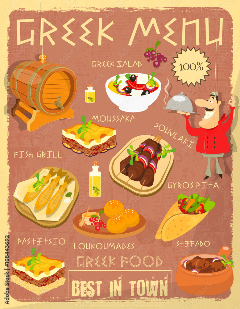 Greek Food Menu