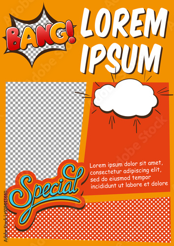 Comics Page or Flayer Template