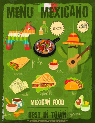 Mexican Food Menu