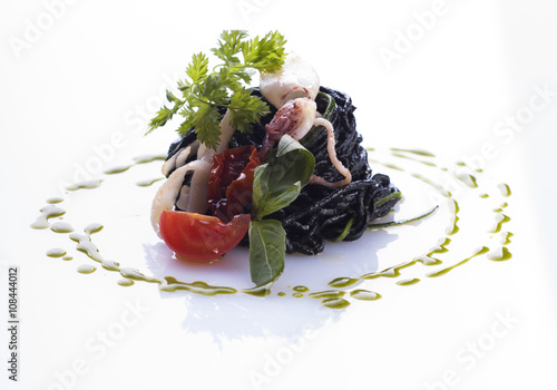 Spaghetti gourmet nouvelle cuisine