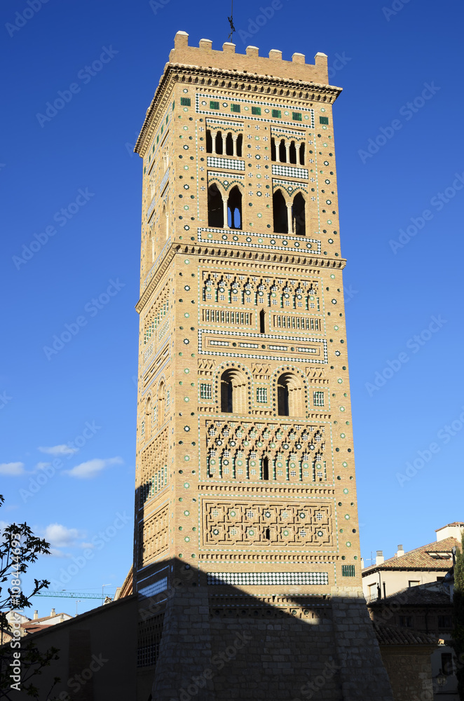 Teruel, torre de la Iglesia de El Salvador