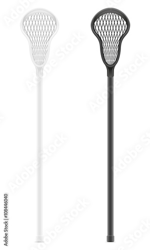 lacrosse sticks vector illustration