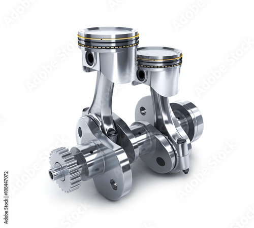 Foto Crankshaft and pistons