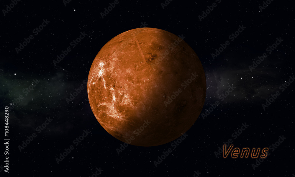 Fototapeta premium Planeta Układu Słonecznego Wenus