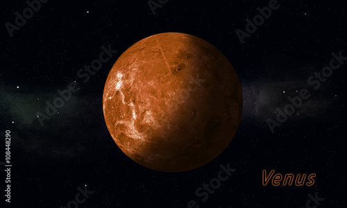 Fototapeta Naklejka Na Ścianę i Meble -  Solar System Planet Venus