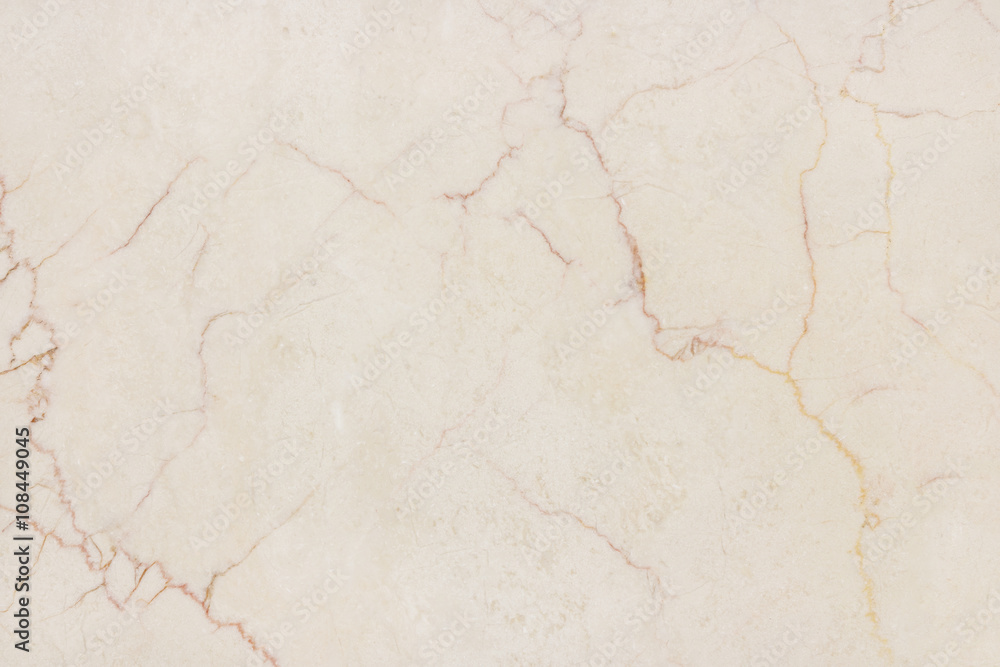 Naklejka premium Beige marble stone wall background, texture.