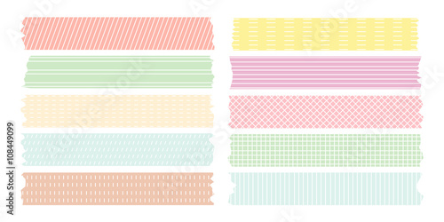 sweet line pattern masking tape collection