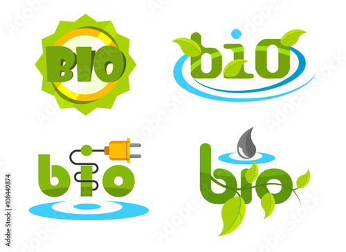Ecology icon set infographics new design