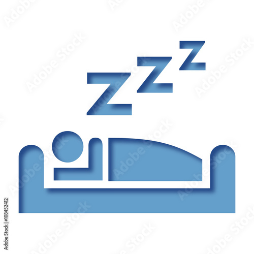 Logo sommeil. photo