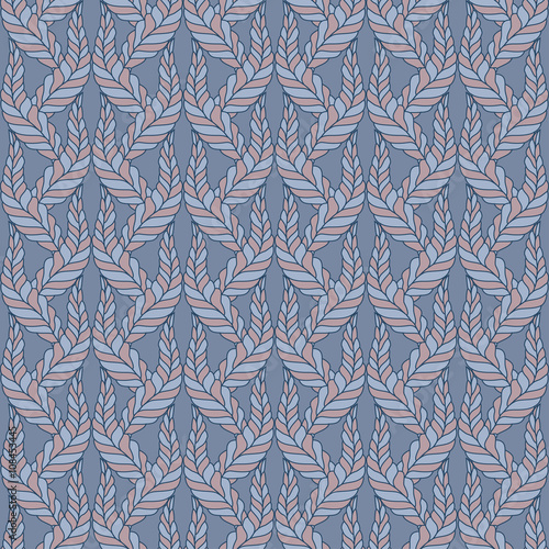 Abstract wavy background. Vector hand-drawn texture