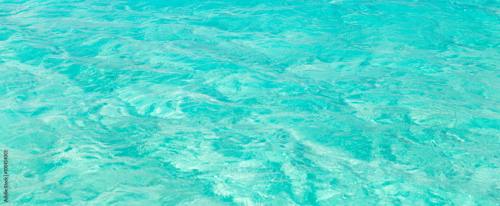 sea or ocean blue transparent water