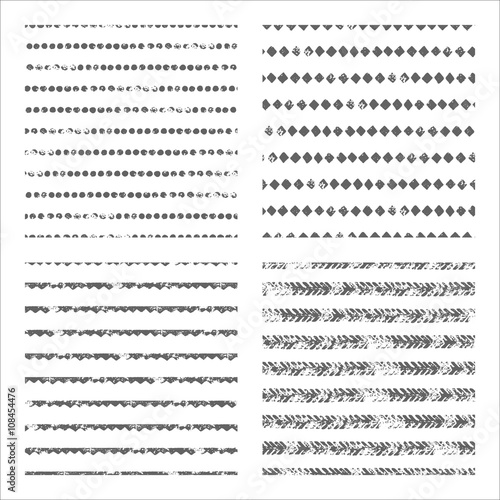 Collection of grunge patterns