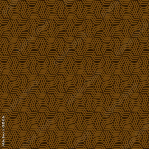 Seamless geometric hexagons pattern. Vector art.