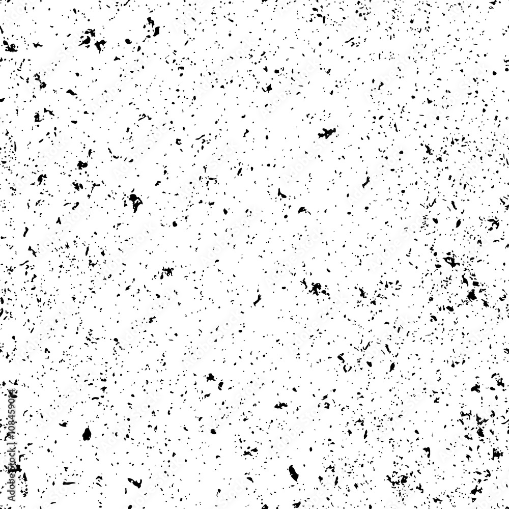 Grunge background, seamless pattern, black and white, vector illustration
