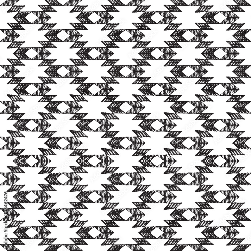 hand drawn tribal seamless pattern hand drawn tribal seamless pattern