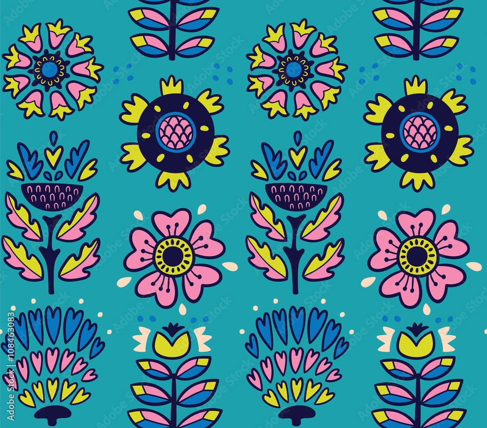 Seamless floral pattern Seamless floral pattern