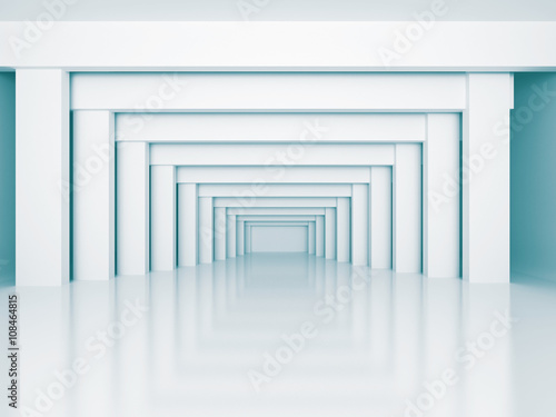 White Abstract Modern Geometric Background