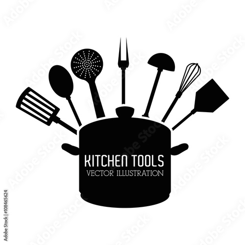 Illustration of kitchen tools, editable vector