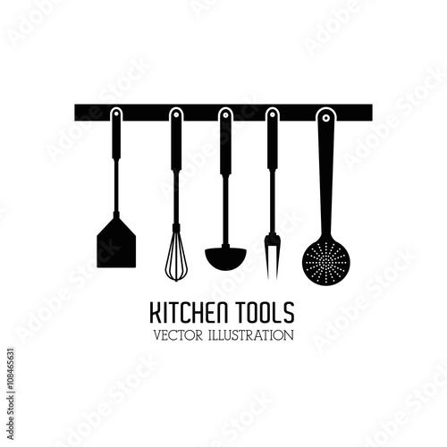 Illustration of kitchen tools, editable vector
