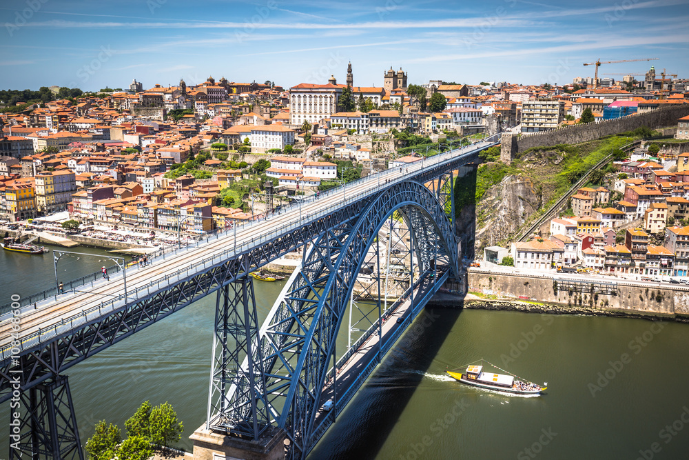 bridge Dom Louis, Porto, Portugal