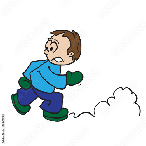 boy running