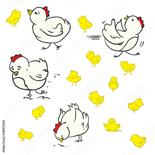 cartoon chicken