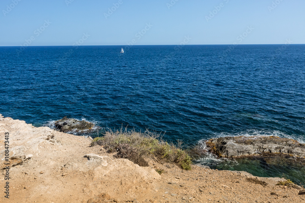 Mediterranean seascape near San Javier