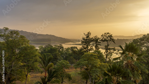 Chagres River in Panama at Dawn