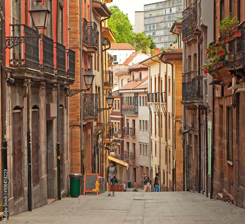 Old town of Oviedo, Spain