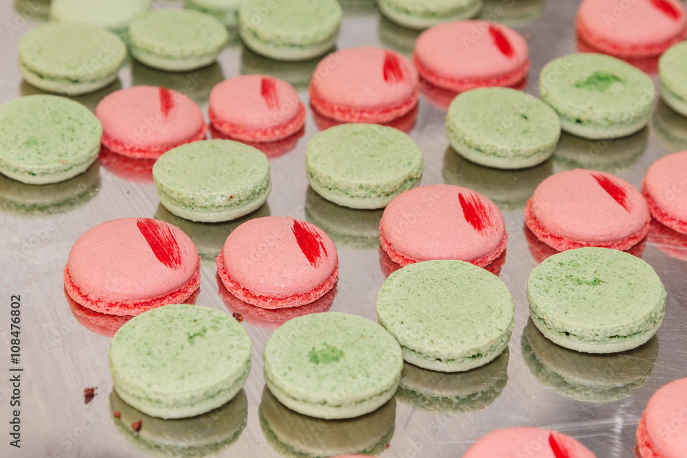 Process of making macaroons Process of making macaroons