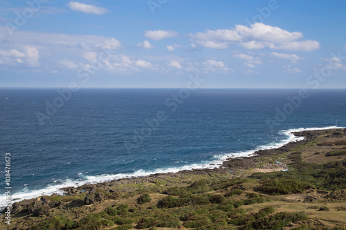 Landscape and coastline in Kenting National Park, South Taiwan