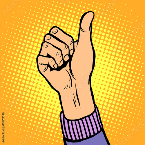 Thumb up gesture like