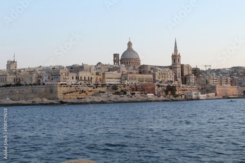 Valletta, Panoramic View, Capital City, Republic of Malta 