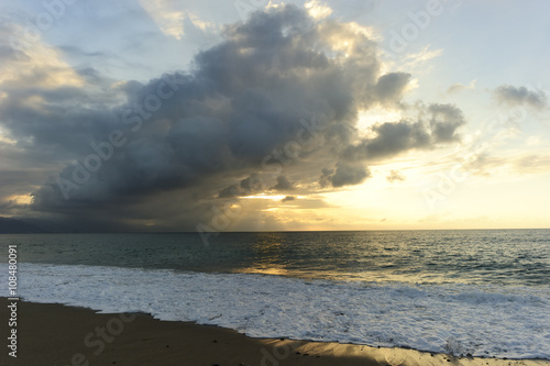 Ocean Sunset Sun Rays