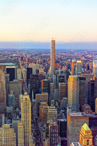 Aerial view on Midtown district of Manhattan © Roman Babakin