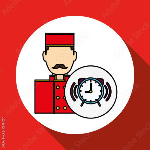 Hotel vector illustration , vector icon