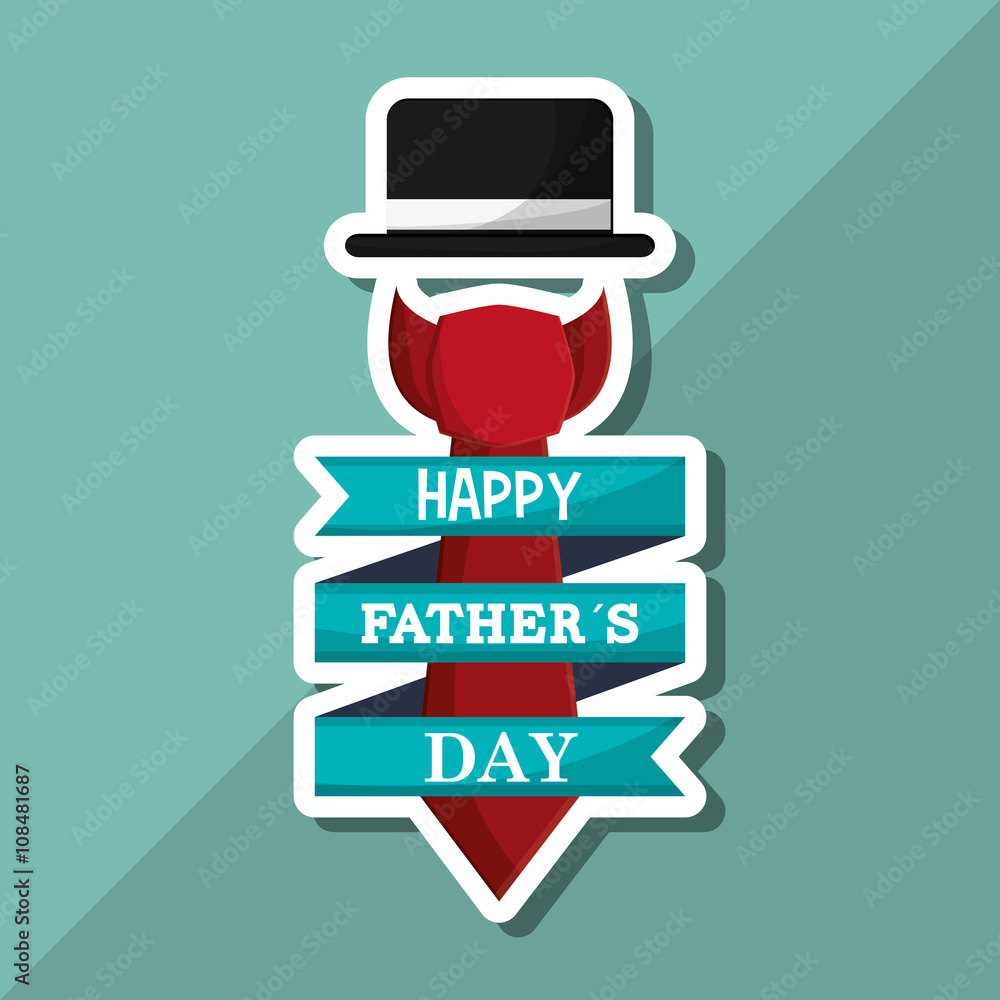 Icon of fathers day design , vector illustration Icon of fathers day design , vector illustration
