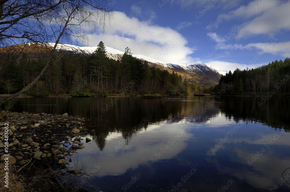 Reflections in the loch