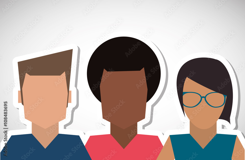 Communication and people graphic design , vector illustration Communication and people graphic design , vector illustration