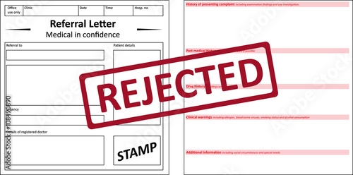 Referral Letter Rejected