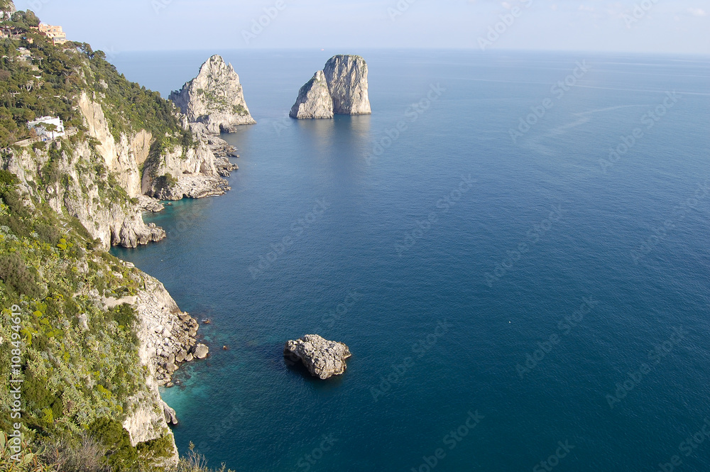 Cliffs - Capri - Italy
