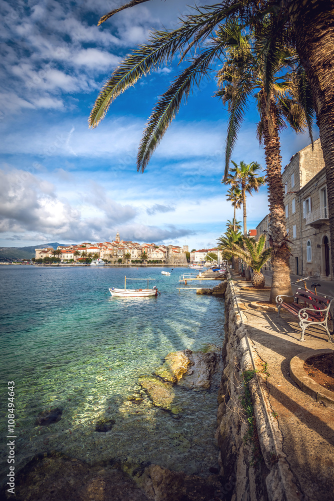 View of Korcula old town