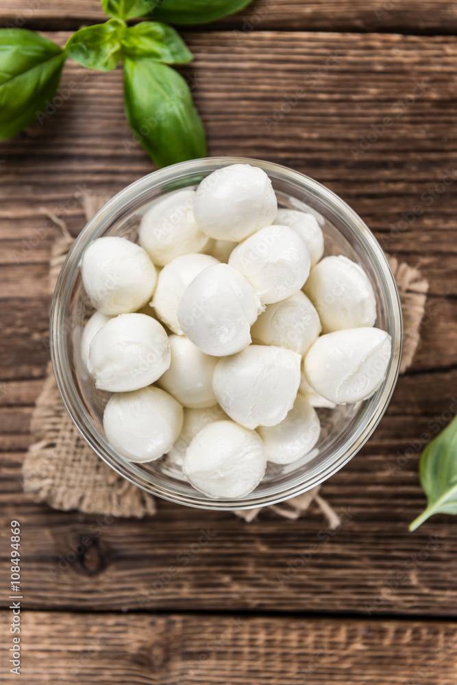 Fresh Mozzarella (close-up shot) Fresh Mozzarella (close-up shot)