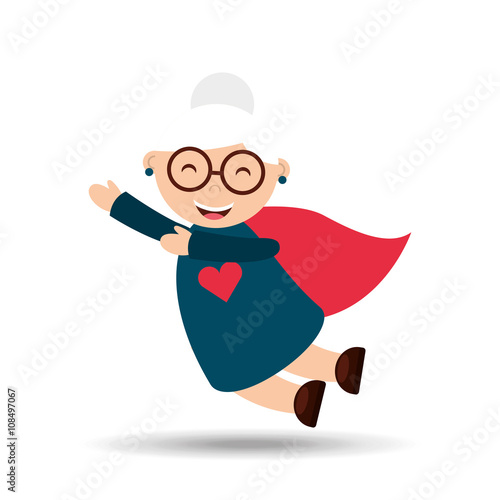 happy grandparents  design 