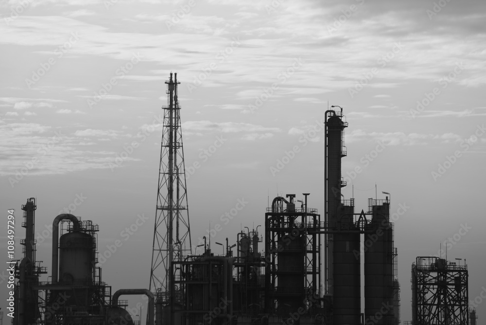 Oil Refinery plant .