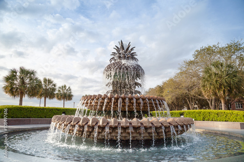 Pineapple Fountain in Waterfront Park, Charleston, SC